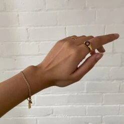 Starlight Signet Ring -Prya Store 16