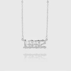 Birth Year Necklace -Prya Store 1992 2