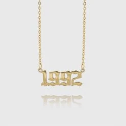 Birth Year Necklace -Prya Store 1992