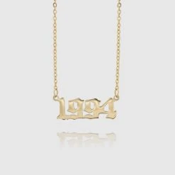 Birth Year Necklace -Prya Store 1994