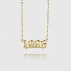 Birth Year Necklace -Prya Store 1996