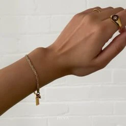 Flat Rope Chain Bracelet 15 Flat Rope Chain Bracelet -Prya Store 22