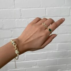 Callie Cuban Adjustable Ring -Prya Store 67 dd8ce310 b1e2 42e8 80c1 060c67af8464