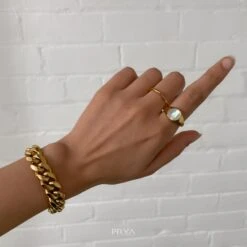 Samaria Opal Signet Ring -Prya Store 81