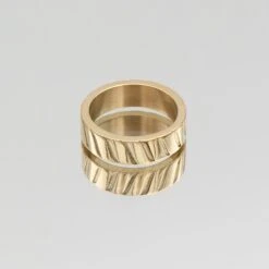Amaia Band Ring 15 Amaia Band Ring -Prya Store Amaiaring gold 2