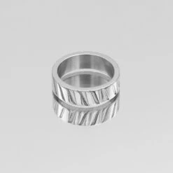 Amaia Band Ring 12 Amaia Band Ring -Prya Store Amaiaring silver 2