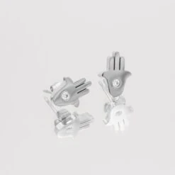 Amalie Hand Of Hamsa Stud Earrings -Prya Store AmalieHandofHamsaEarrings 2 2