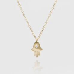 Amalie Hand Of Hamsa Necklace