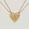 Amika Split Heart Necklace