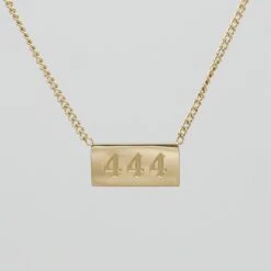 Angel Number Tablet Necklace