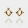 Anika Link Drop Earrings