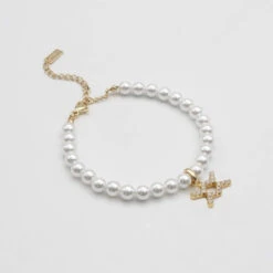 ICY Pearl Zodiac Anklet -Prya Store Aquarius gold