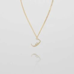 Arabic Initial Necklace -Prya Store Arabic necklace PRYA 08