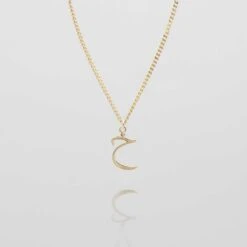 Arabic Initial Necklace -Prya Store Arabic necklace PRYA 14