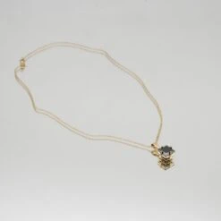 Asha Gemstone Necklace -Prya Store AshaNecklace Studio Gold 04 PRYA