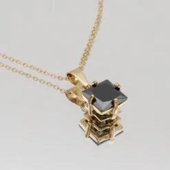 Asha Gemstone Necklace -Prya Store AshaNecklace Studio Gold 06 PRYA