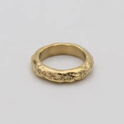 Astrid Hammered Band Ring 9 Astrid Hammered Band Ring -Prya Store Astridring2 gold PRYA