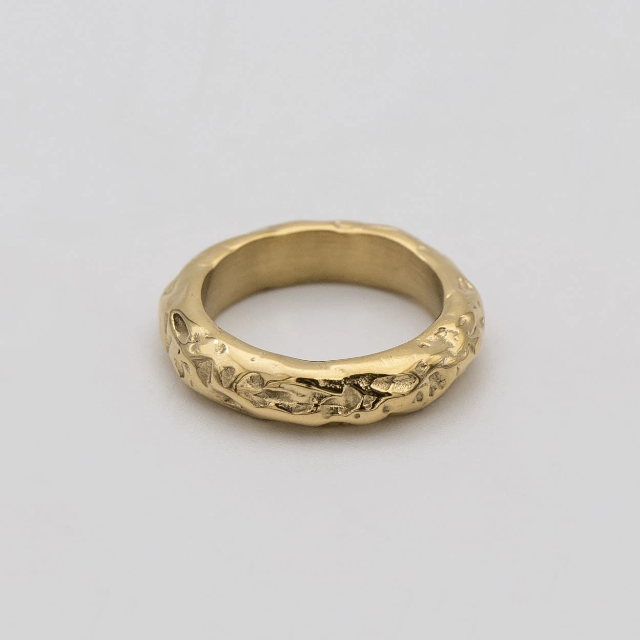 Astrid Hammered Band Ring 5 Astrid Hammered Band Ring - Image 5