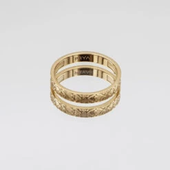 Aurora Celtic Pattern Ring 7 Aurora Celtic Pattern Ring -Prya Store Auroraring1 gold PRYA 1