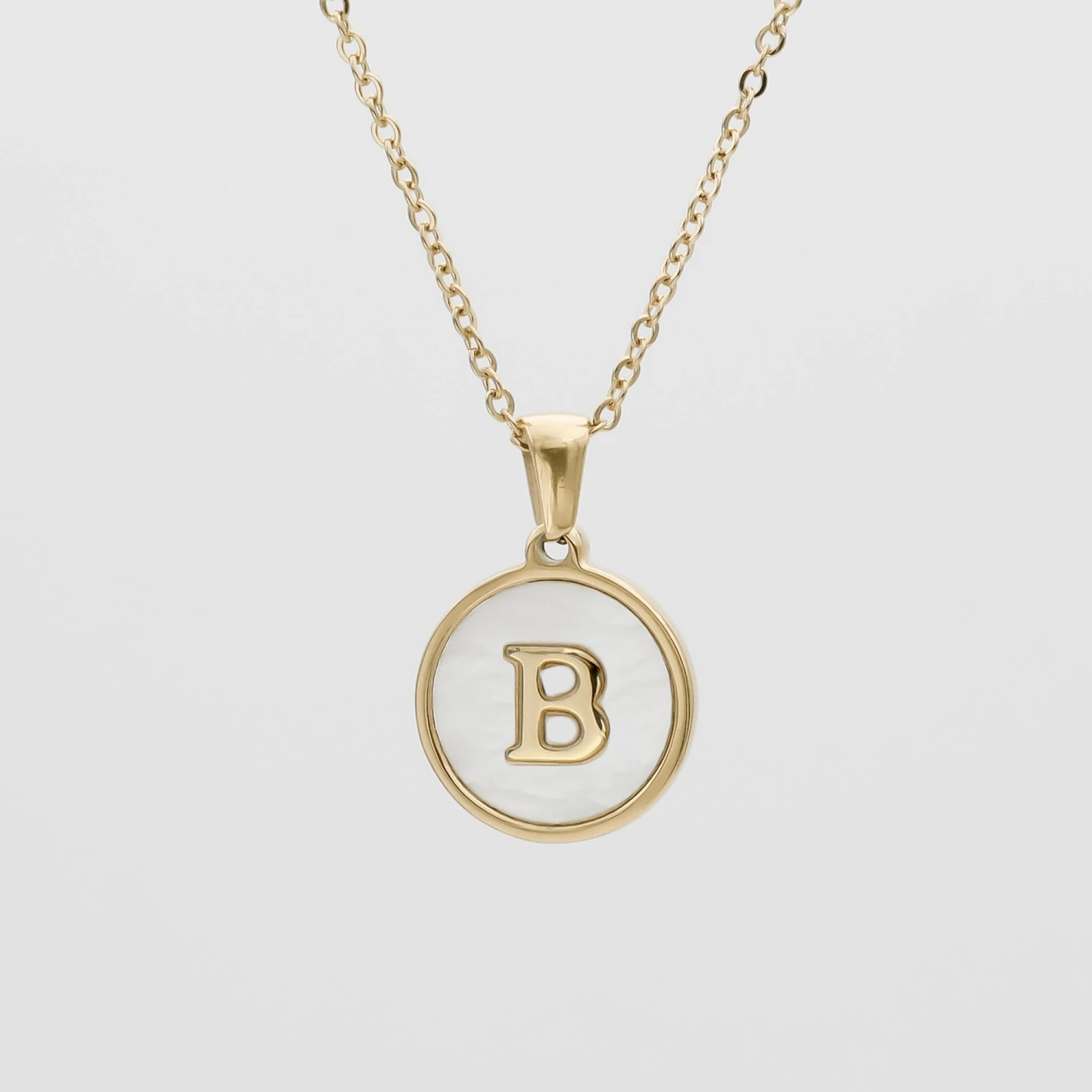 Ava Opal Initial Necklace 3 Ava Opal Initial Necklace - Image 3