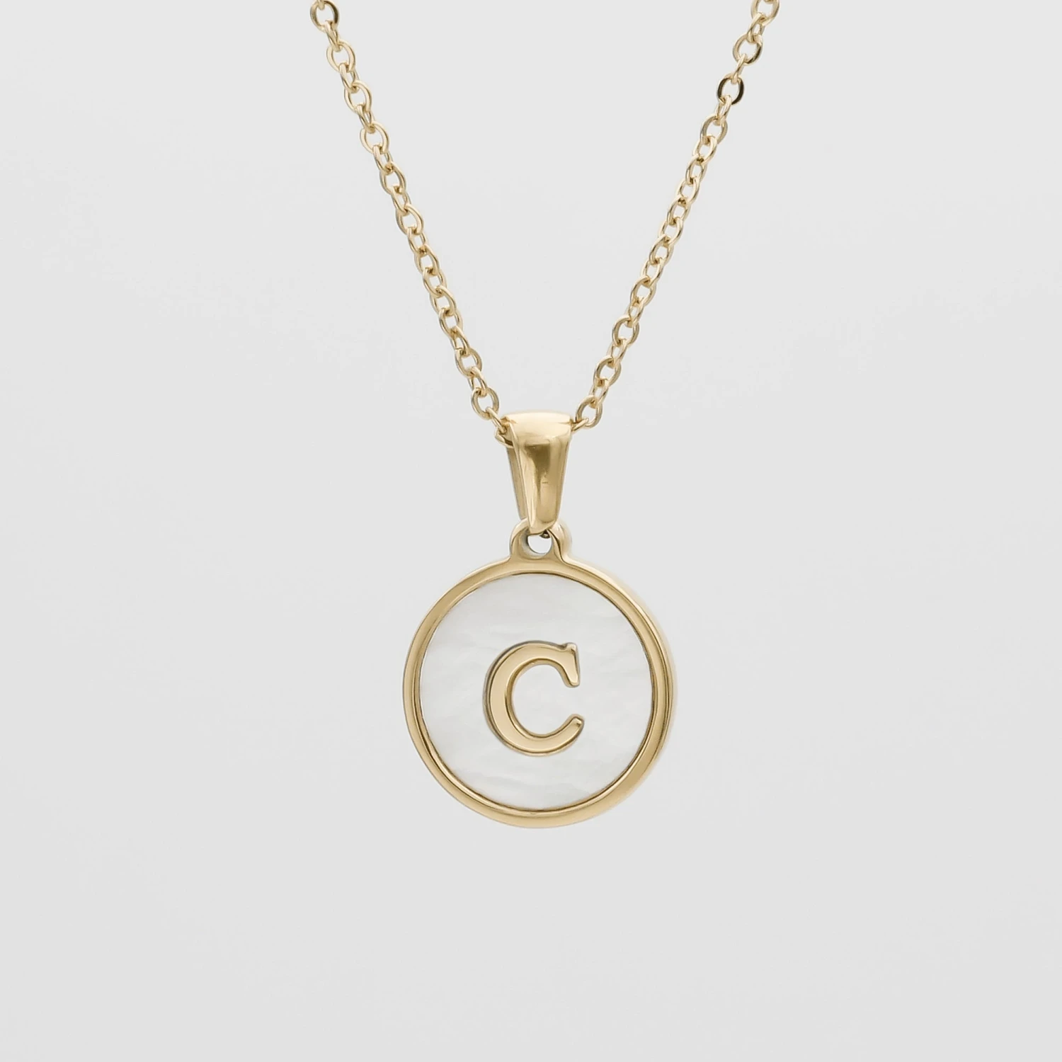 Ava Opal Initial Necklace 5 Ava Opal Initial Necklace - Image 5