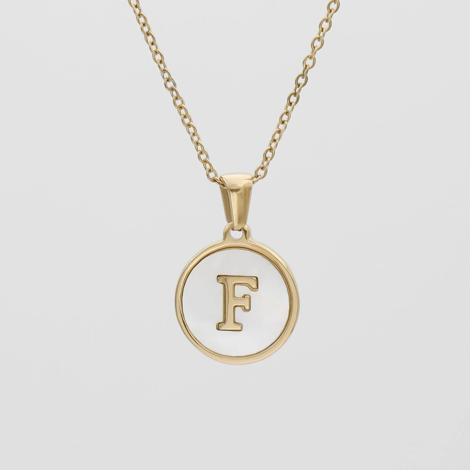 Ava Opal Initial Necklace 7 Ava Opal Initial Necklace - Image 7