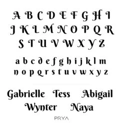 Kingdom Custom Name Necklace -Prya Store BerkshireSwashfont