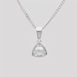 Birthstone Pendant Necklace -Prya Store BirthStoneNecklace Opal 01 PRYA 2