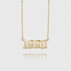 Birth Year Necklace -Prya Store BirthYearNecklace 1990 1 548e30f7 679d 48a2 89db f463e53a3d3a