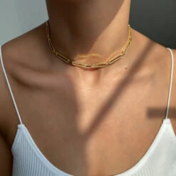 Lyla Link Choker -Prya Store CZ 33