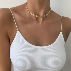 Lyla Link Choker -Prya Store CZ 41