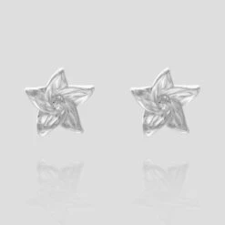 Camilla Flower Earrings -Prya Store Camilaearrings2 silver PRYA