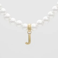 Classic Pearl Initial Necklace -Prya Store ClassicPearlInitialNecklace 14 194ef437 a625 428d 82a5 a2faa5003921