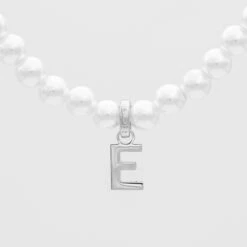 Classic Pearl Initial Bracelet -Prya Store ClassicPearlInitialNecklace 9 2 ee8cd013 0278 43b5 bd83 aa3479c26a01