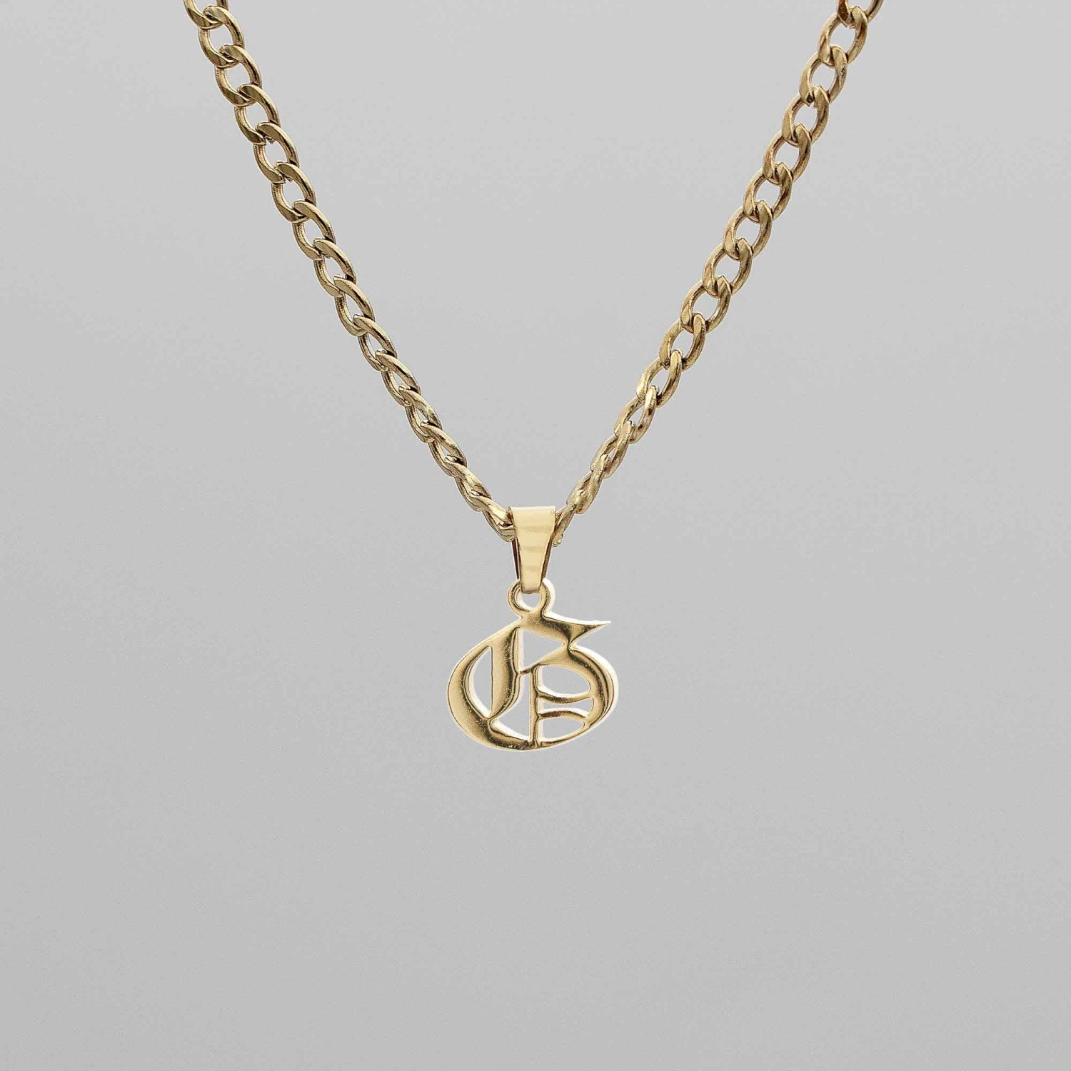 Cubana Initial Necklace 16 Cubana Initial Necklace - Image 16