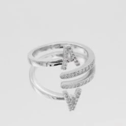 ICY Initial Ring 26 ICY Initial Ring -Prya Store CustomIntialRing 3 2