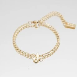 Dubai Initial Bracelet -Prya Store DubaiInitialBracelet J 01 PRYA
