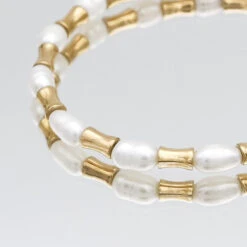 Eden Pearl Bead Bracelet -Prya Store Edenbracelet02 gold PRYA
