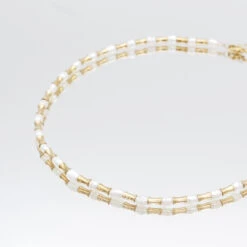 Eden Pearl Bead Necklace -Prya Store Edennecklace02 gold PRYA