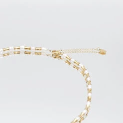 Eden Pearl Bead Necklace -Prya Store Edennecklace03 gold PRYA