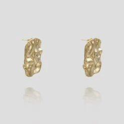 Elena Geometric Earrings -Prya Store ElenaEarrings03 gold PRYA