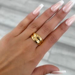 Eliana Double Band Ring -Prya Store ElianaDoubleBandRing 1