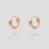 Elle Rose Gold Filled Huggie Earrings