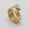 Emilia Double Band Stone Ring