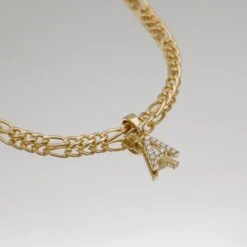 ICY Initial Letter -Prya Store FigaroPendantChain 02 PRYA d65aa148 ab5c 41d2 ab17 6b0ee61a75be