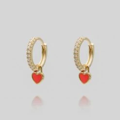 Gabby Heart Huggies 22 Gabby Heart Huggies -Prya Store GabbyOrange