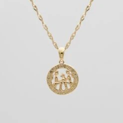 Zodiac Necklace -Prya Store GeminiZodiacNecklace