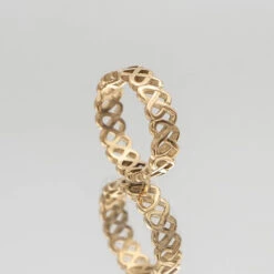 Hallie Heart Knot Ring -Prya Store Halliering1 gold PRYA 1