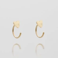 Harper Half Hoop Earrings -Prya Store HarperHalfHoopEarrings 2