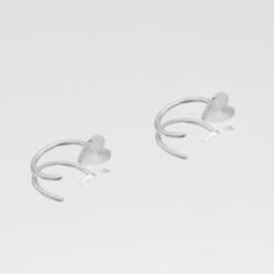 Harper Half Hoop Earrings -Prya Store HarperHalfHoopEarrings 3 2